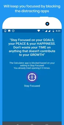 Stay Focused android App screenshot 0